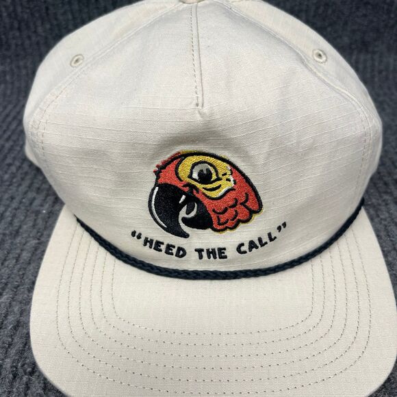 NEW Howler Brothers Chatty Bird SnapBack Hat Heed The Call Stone Beige OSFA - Picture 2 of 7